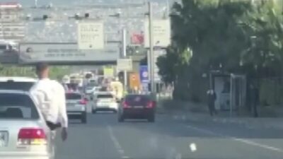 Bursa’da pes dedirten olay! Konvoydaki aracın camından…