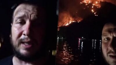 Şahan Gökbakar sabaha karşı kötü haberi verdi: Alevler evi sardı