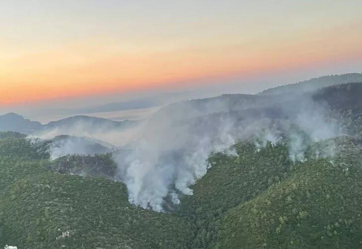 Türkiye’deki orman yangınlarında son durum Türkiye’deki orman yangınlarında son durum