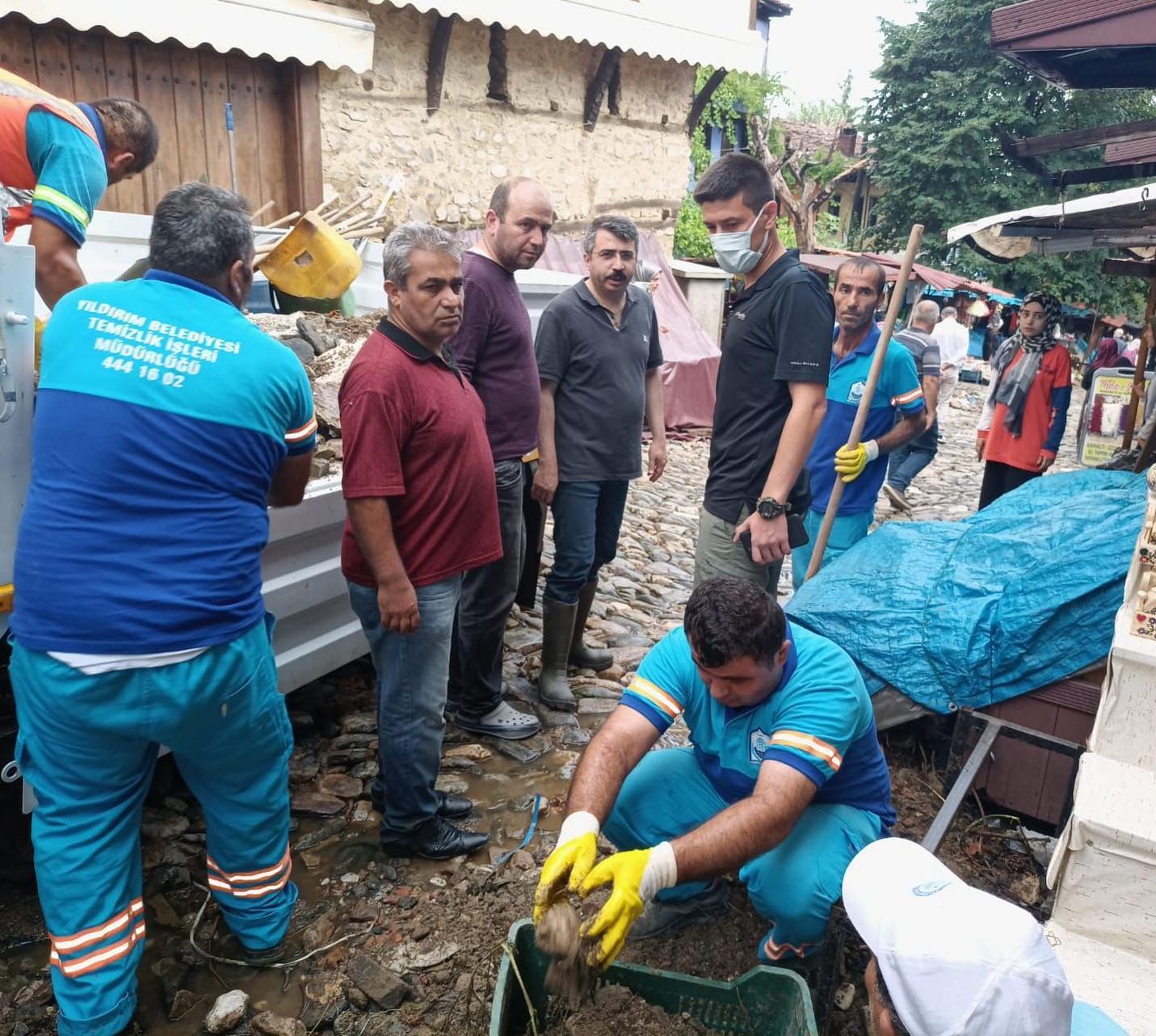 Yıldırım’dan sel bölgesine hızlı müdahale Yıldırım’dan sel bölgesine hızlı müdahale