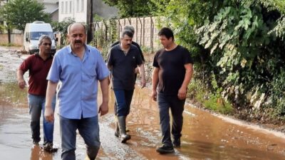 Yıldırım’da sel bölgesine hızlı müdahale