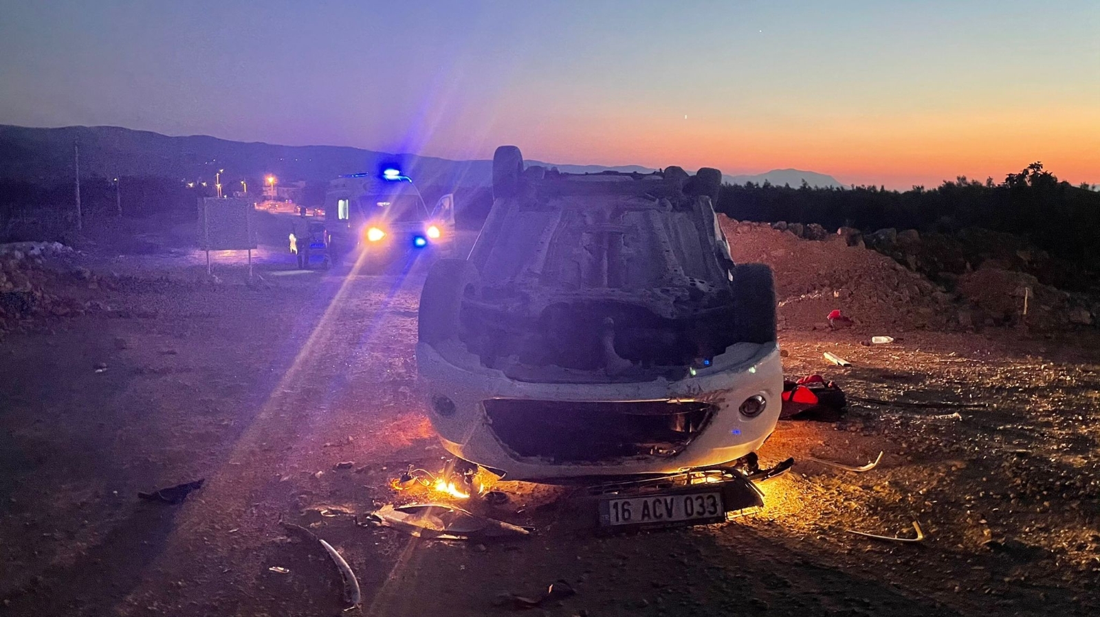 Bursa’da feci kaza! Yolun bittiğini fark etmeyince…