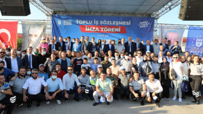 Büyükşehir’de toplu sözleşme sevinci