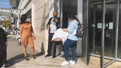 Görüntü Bursa’dan… Taburcu olan bebeğini böyle karşıladı