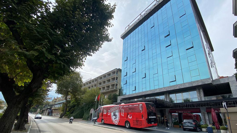 Y. Samsunspor, Mövenpick Bursa Hotel’de maç saatini bekliyor