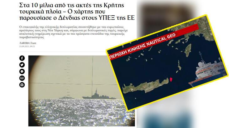 Yunanistan harita sundu! Bu fotoğrafla yayınladılar