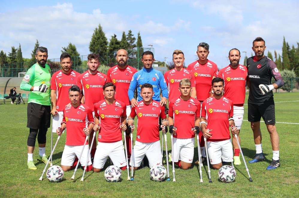 Ampute Milli Takımı 11 golle çeyrek finalde Ampute Milli Takımı 11 golle çeyrek finalde