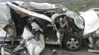 Bursa’da korkunç kazadan mucize kurtuluş!