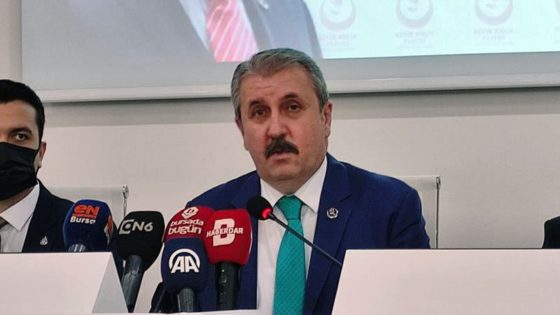 Büyük Birlik Partisi (BBP) Genel Başkanı Mustafa Destici, Cumhurbaşkanı Recep