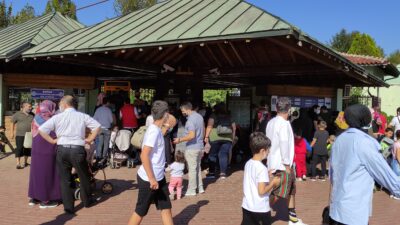 Bursa’da hayvanat bahçesinde survivor parkuru gibi park