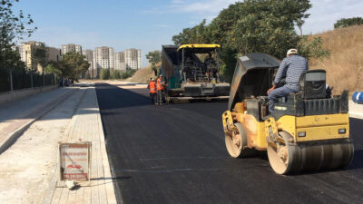 Osmangazi’de yollar asfaltla kaplanıyor