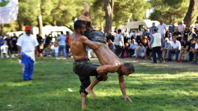 Pehlivanlar ‘incir’ için er meydanına çıktı