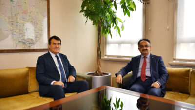 Kaymakam Orhan’dan veda ziyareti