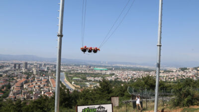 Bursa’da büyük ilgi çekiyor! Adrenalinin adresi…