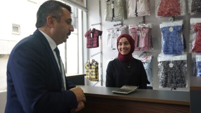 Başkan Yıldırım’dan Vişne Caddesi’ne ziyaret