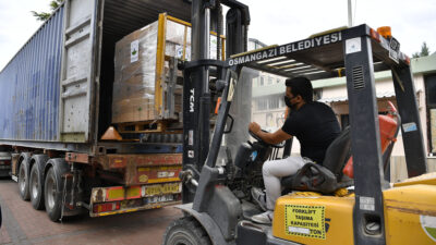 Osmangazi’den Bozkurt’a ikinci yardım TIR’ı