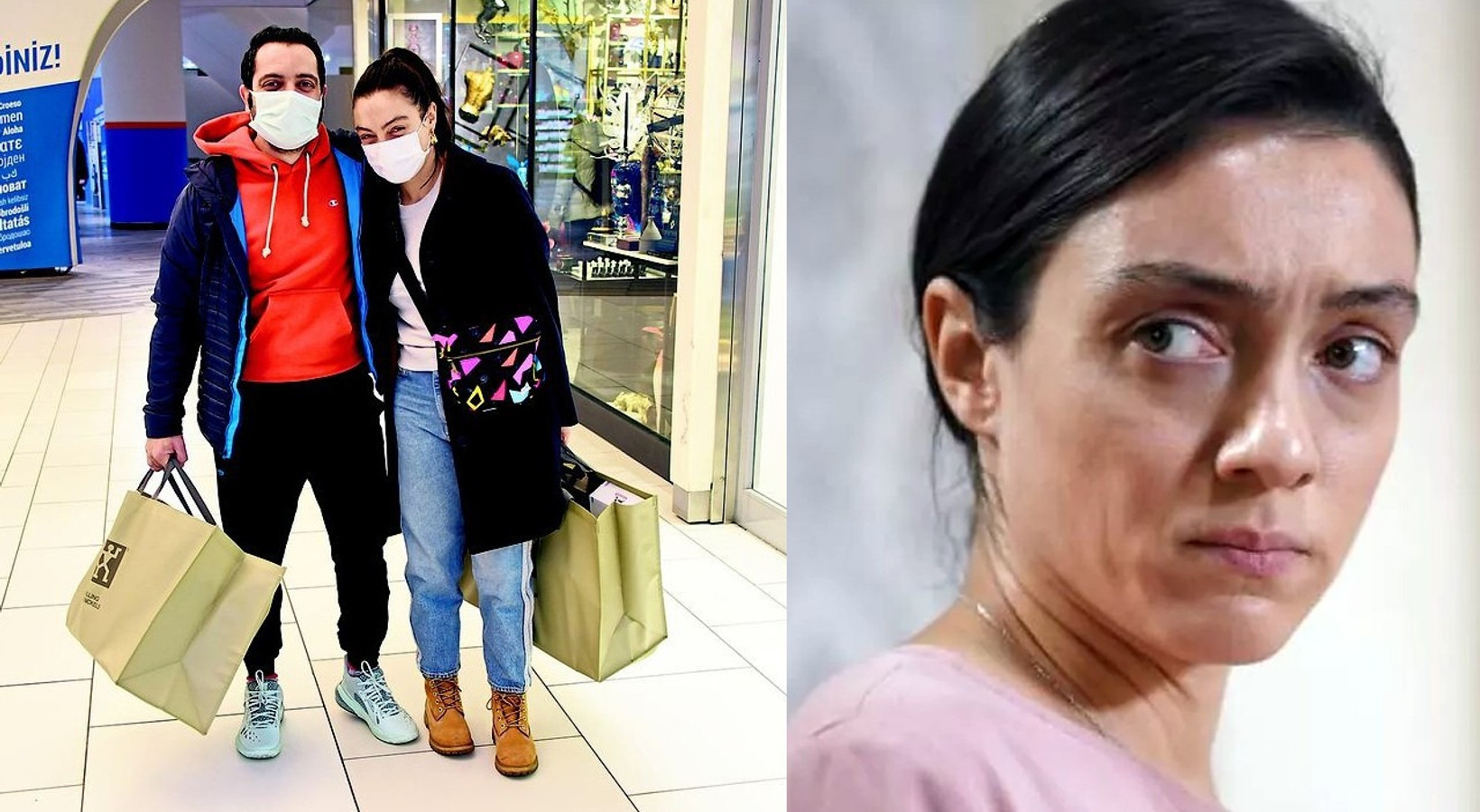 Eski eşler Merve Dizdar Gürhan Altundaşar, Kadıköy’de bir araya geldi