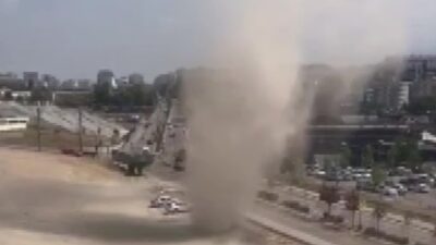 Bursa’da yine hortum çıktı! Büyük panik…