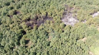 Bursa’da yerleşim alanında yangın