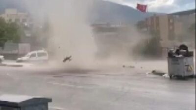 Bursa’da hortum çıktı!