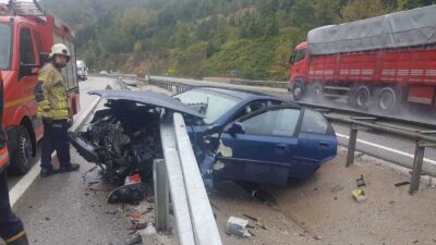 Bursa’da korkunç kaza! Ölümden döndüler