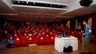 İnegöl’de belediye personeline yüksekte çalışma eğitimi verildi