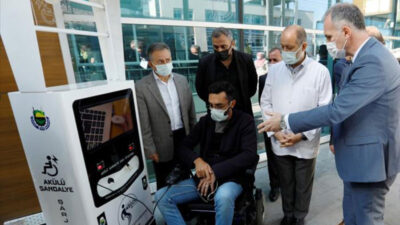 2 engelli şarj istasyonu daha hizmete alındı