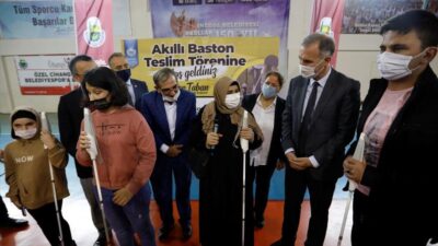 Görme engelliler akıllı baston ile özgürleşecek