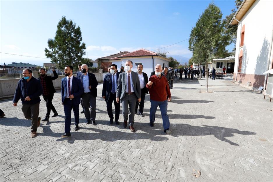 Başkan Taban tamamlanan çalışmaları yerinde inceledi