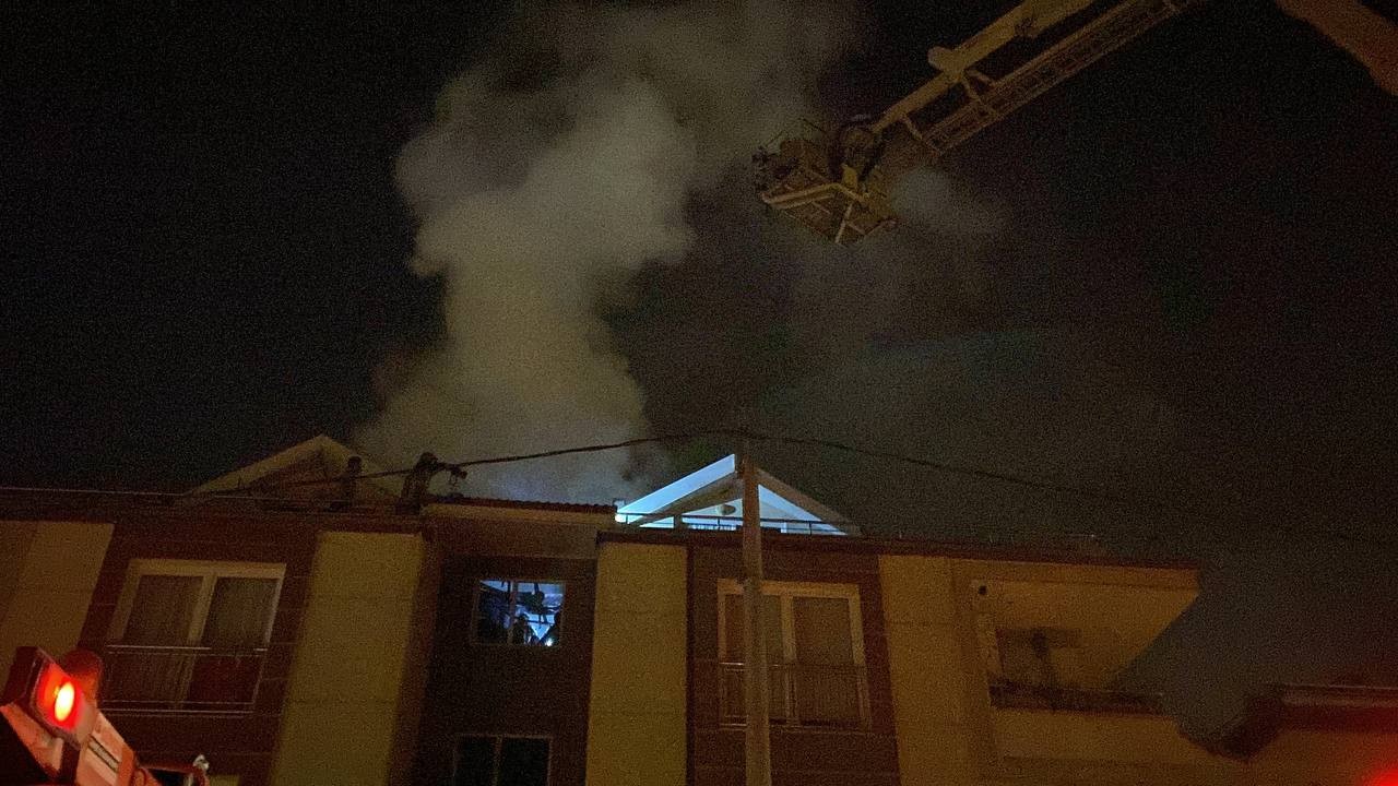 Bursa’da apartman yangını!