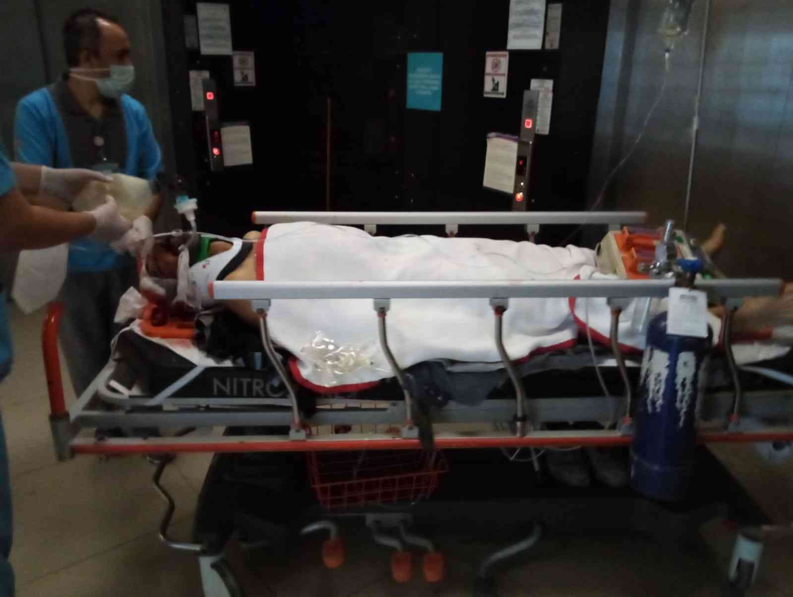 Bursa’da 6 metreden aşağı düştü, hayat mücadelesi veriyor