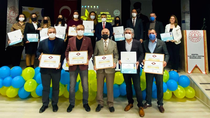 Kestel’de ‘Kaliteli’ eTwinning projeleri ödüllendirildi