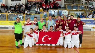 Down Sendromlular Futsal Milli Takımı şampiyon