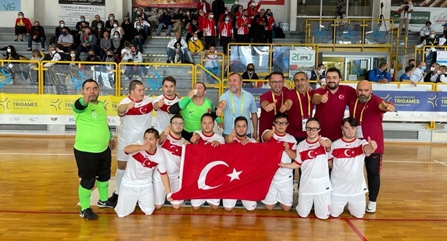 Down Sendromlular Futsal Milli Takımı şampiyon