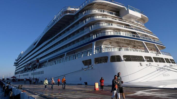 Yunanistan yasağı kaldırdı, ‘Viking Sea’ Kuşadası’na ilk seferini yaptı