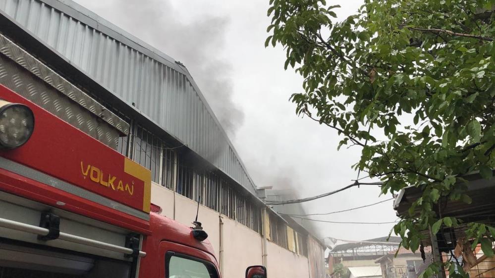 Bursa’da fabrikada yangın Bursa’da fabrikada yangın