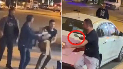 Bursa’da park kavgası! Birbirlerine girdiler