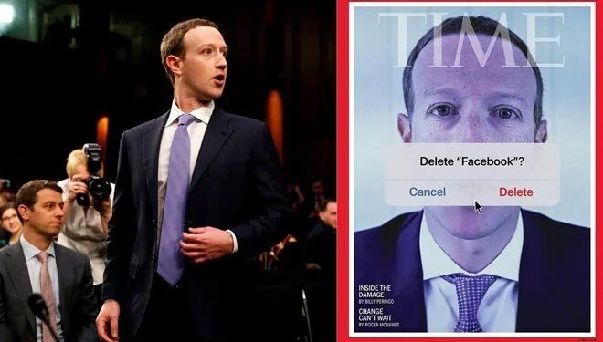 Zuckerberg bu kez ‘Faceook’u sil?’ sorusu ile kapak oldu Zuckerberg bu kez ‘Faceook’u sil?’ sorusu ile kapak oldu