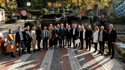 Başkan Taban köşe yazarlarıyla buluştu