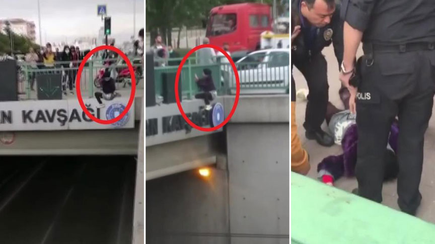 Yer: Bursa… Genç kız son anda kurtarıldı Yer: Bursa… Genç kız son anda kurtarıldı