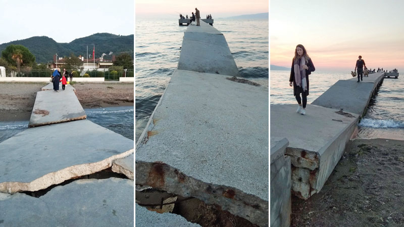 Görüntüler Bursa’dan… Bu iskeleyi hiçbir yetkili görmüyor mu? Görüntüler Bursa’dan… Bu iskeleyi hiçbir yetkili görmüyor mu?