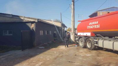 Bursa’da korku dolu dakikalar! Patlama ve yangın…