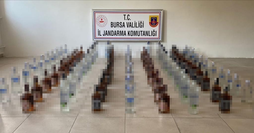 Bursa’da kaçak içki operasyonu