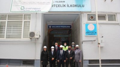 Bursa’da okul inşaatları hız kesmeden devam ediyor