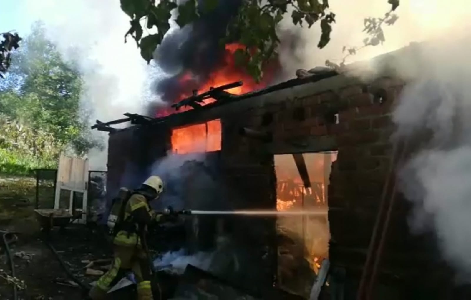 Bursa’da korkutan yangın