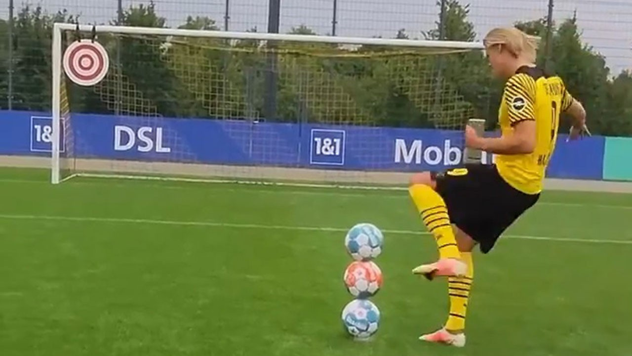 Ne yaptın sen Haaland!