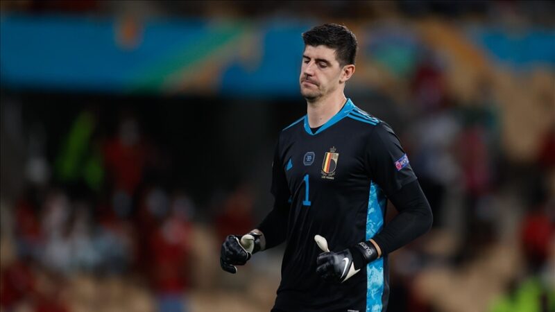 Belçika Milli Takımı ve Real Madrid'in yıldız kalecisi Thibaut Courtois,