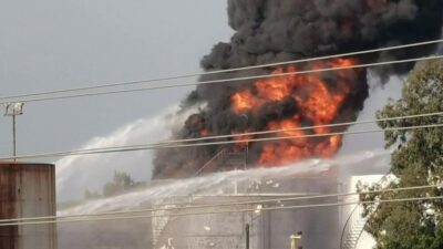 Lübnan’da petrol tesisinde yangın