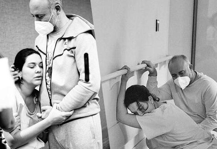 11 saat doğum sancısı çekti! O anları paylaştı