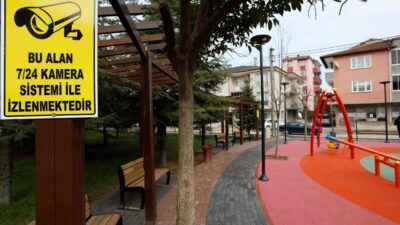 İnegöl’de parklar 7/24 gözetim altında